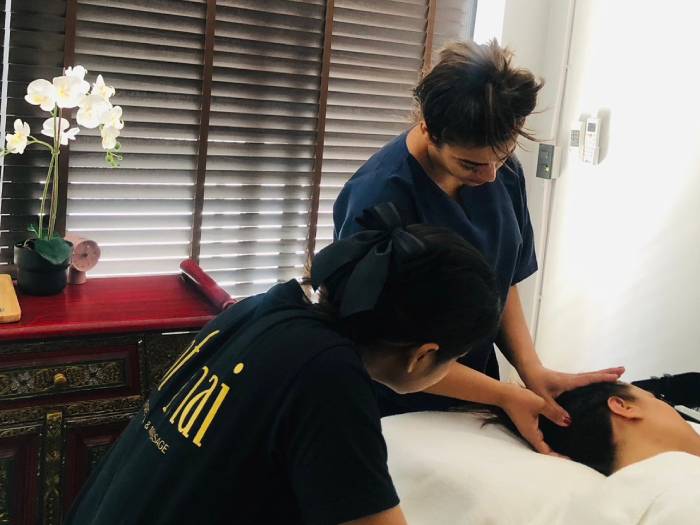 Traditional Indian Head Massage practice