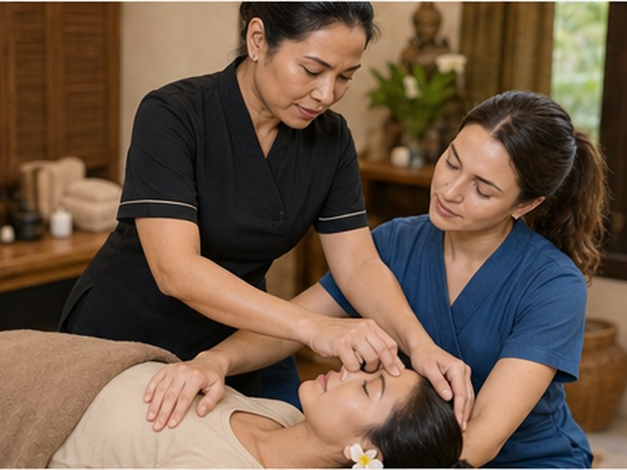 Lymphatic Drainage Massage facial and neck demonstration