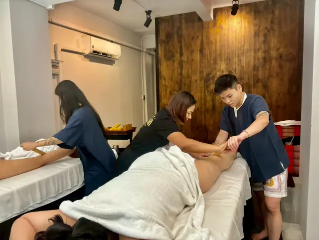 Bamboo arm and torso technique
