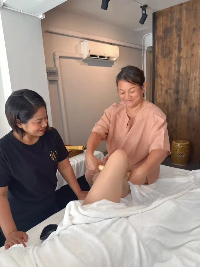 Bamboo leg-work classroom practice