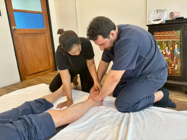 Ankle pressure practice