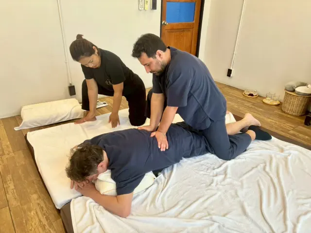 Prone back pressure practice