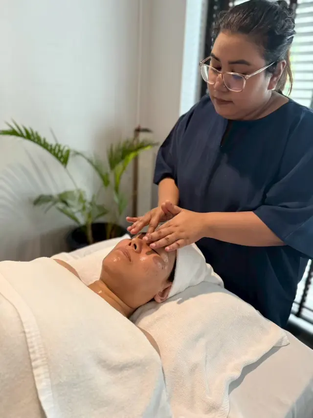 Brow and forehead pressure