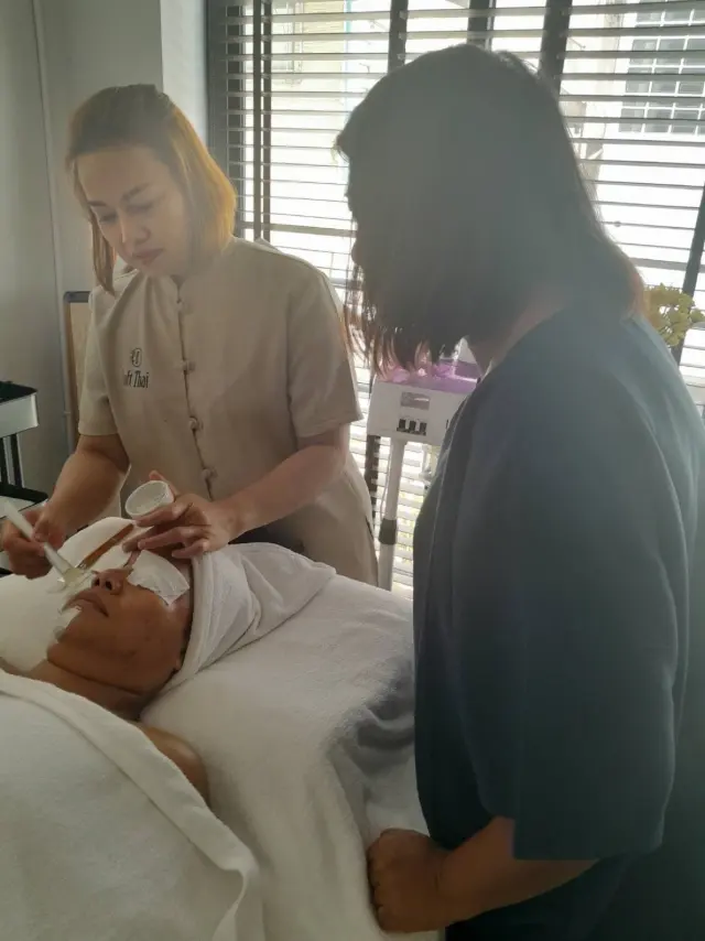 Facial product layering