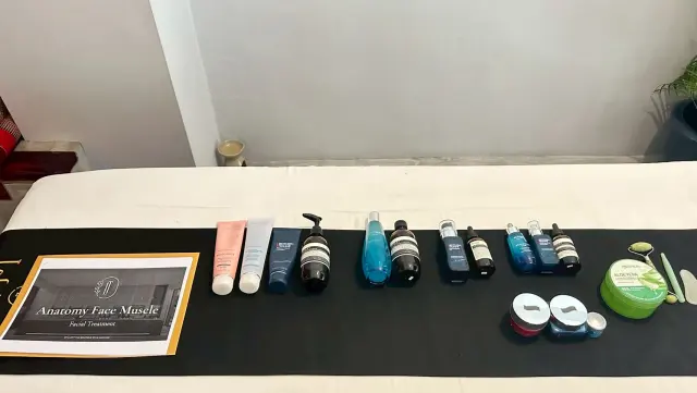 Facial product setup