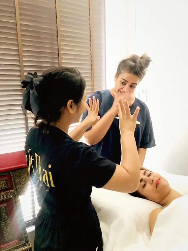 Face massage feedback