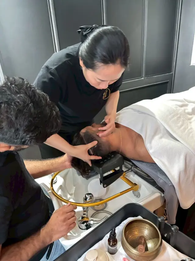 Overhead basin technique