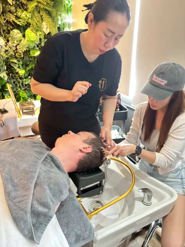 Supervised rinse-basin practice