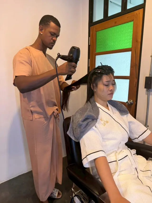 Hair drying technique