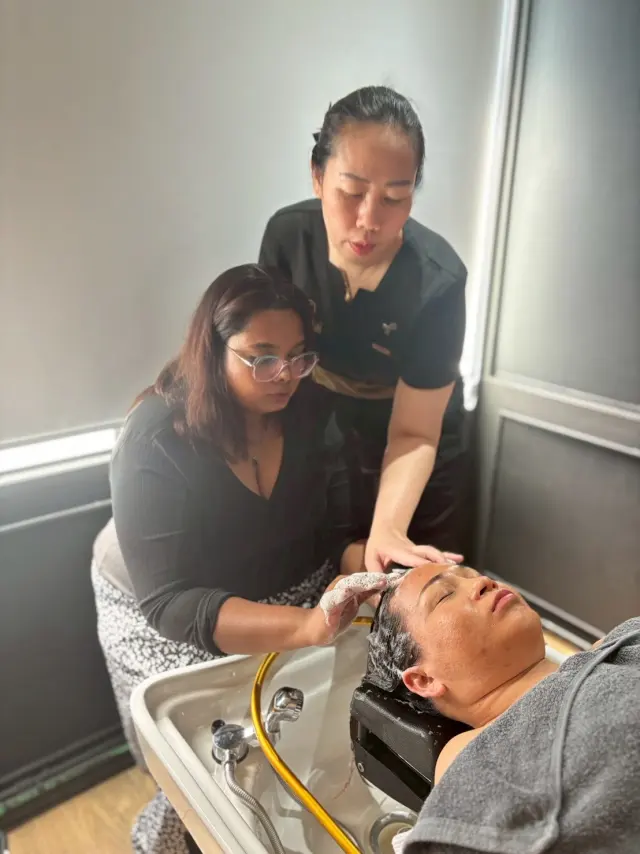 Scalp pressure supervision