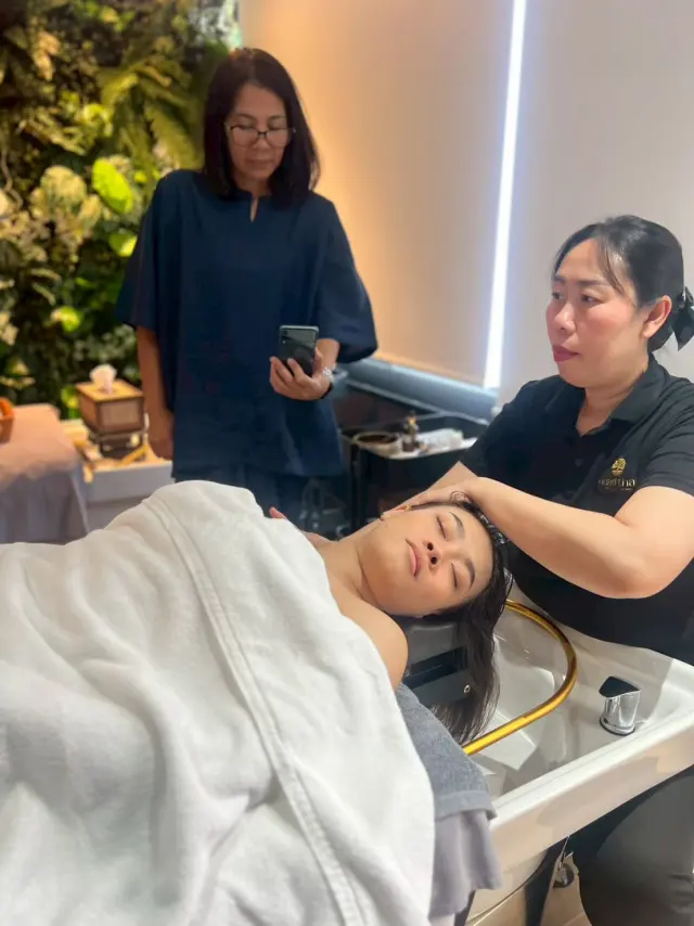 Scalp massage supervision