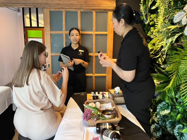 Aroma oil technique briefing