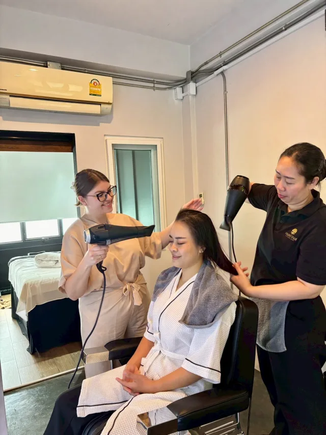 Head spa treatment briefing