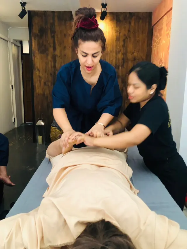 Foot pressure instruction