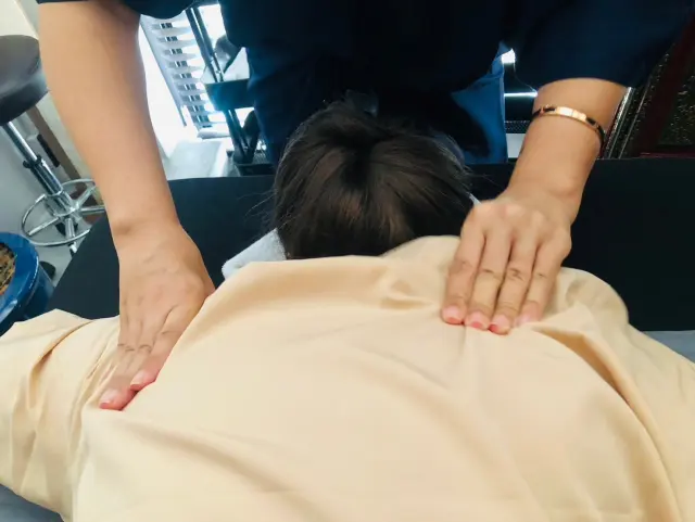 Back pressure close-up