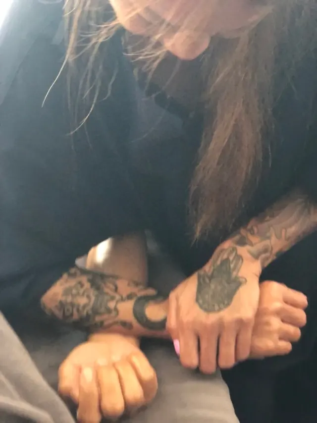 Forearm grip close-up