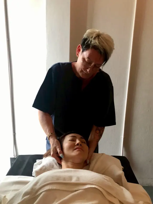 Neck release table practice