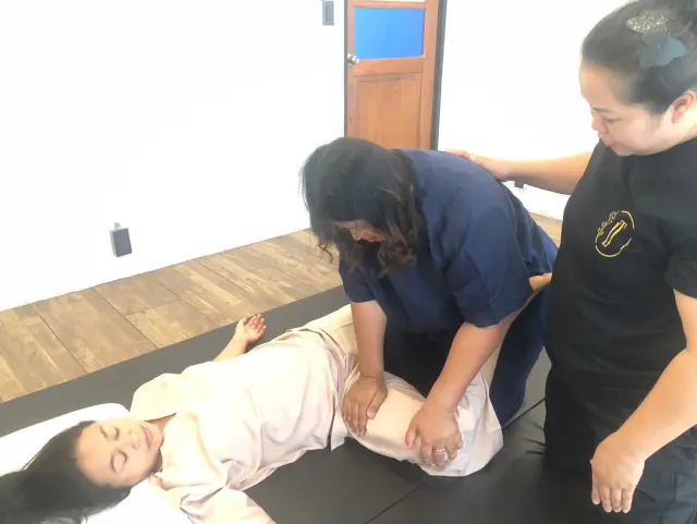 Side-position palm pressure