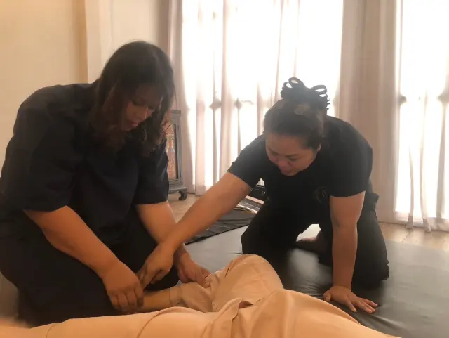 Ankle point demonstration