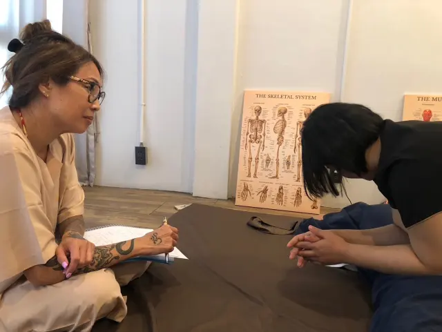 Anatomy feedback session