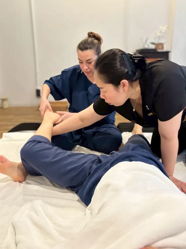 Lower-leg pressure correction