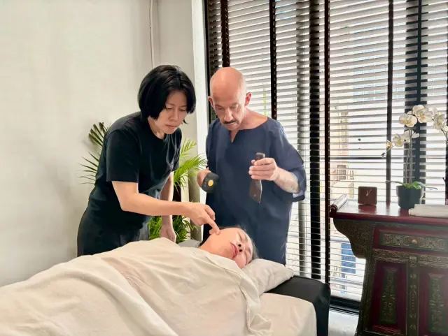 Facial point preparation