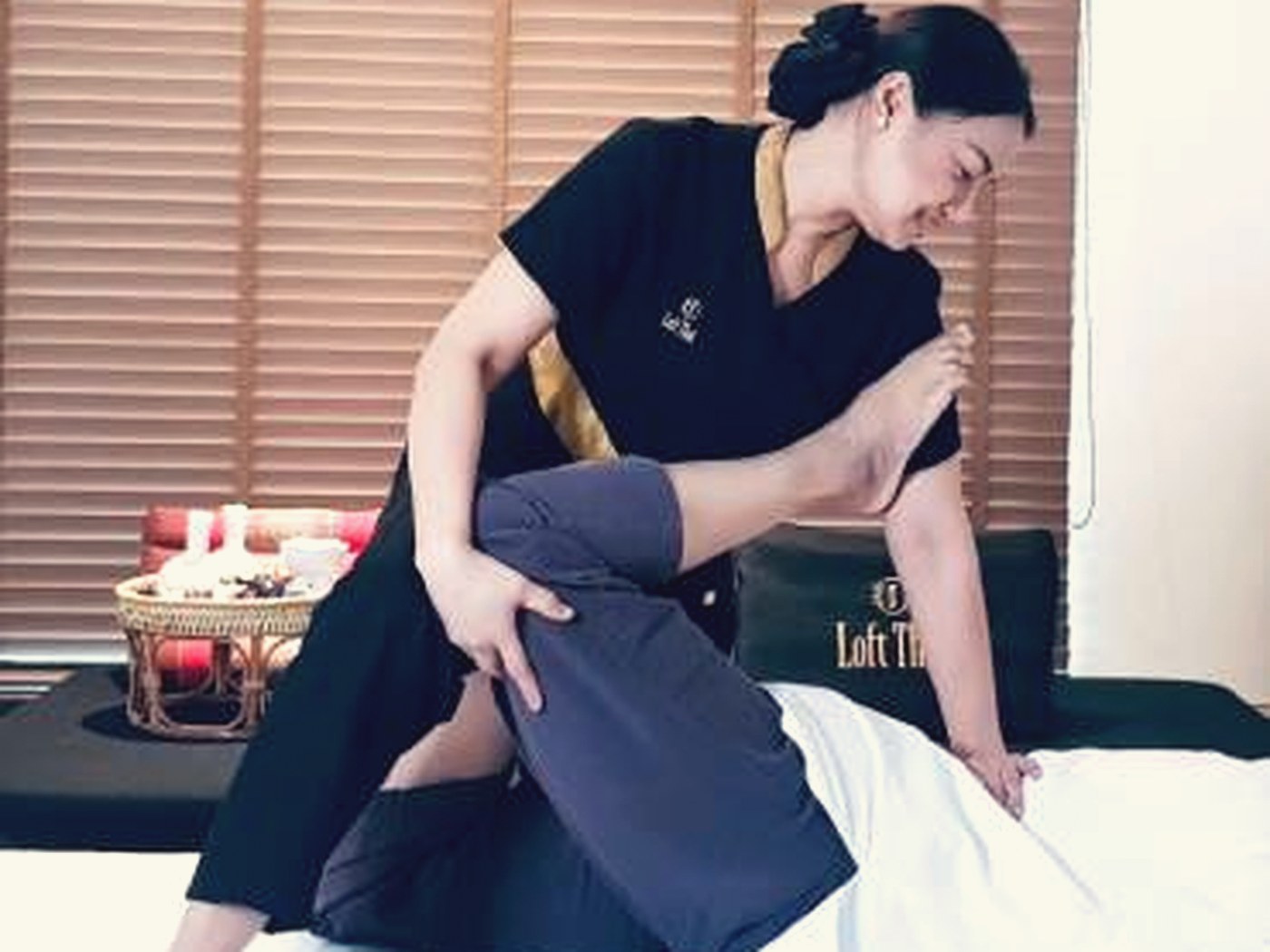 Hands-on Thai massage practice in Bangkok