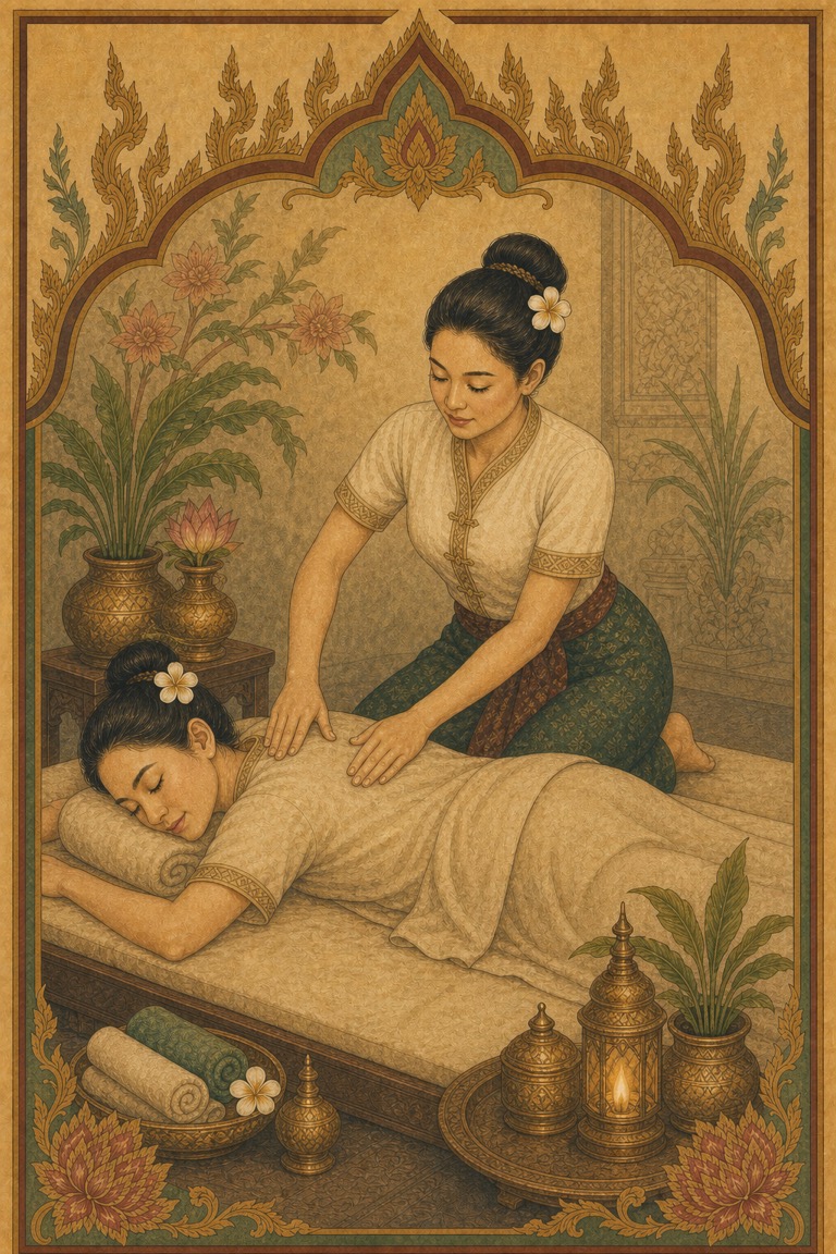 Swedish Massage training at Nuad Thai School