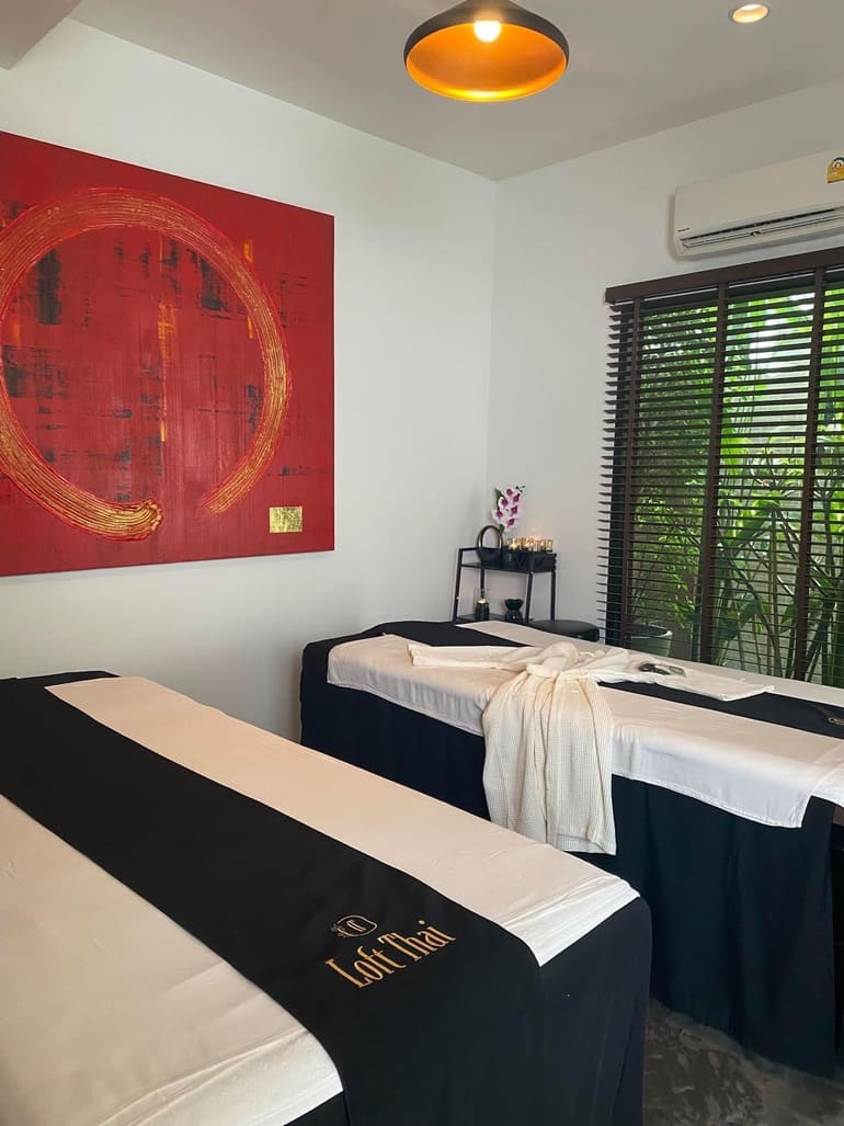 Thai-Massage-Vorbereitung
