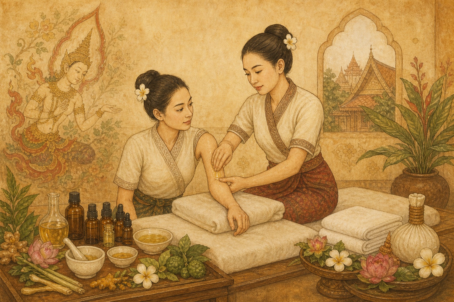 Seguridad en el masaje con aceites aromáticos: aceites esenciales, piel y sistema nervioso