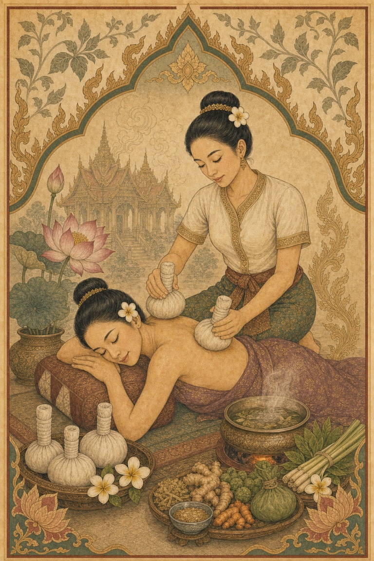 Learning Thai Herbal Compress: Ingredients, Heat and Client Screening
