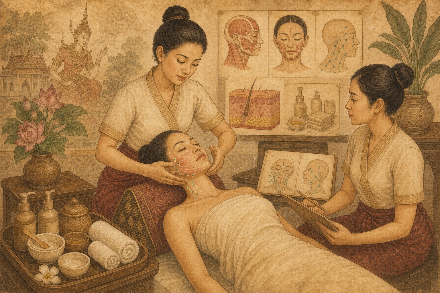 Facial Treatment Training: Muscles, Lymph Nodes and Product Hygiene