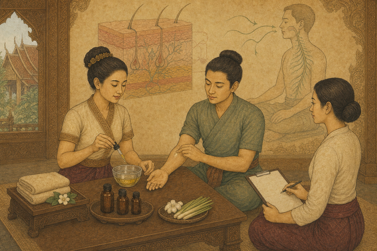 Aroma Oil Massage Safety: Essential Oils, Skin and Nervous System