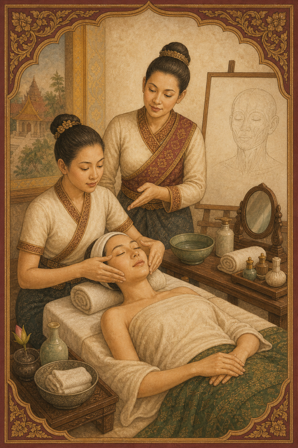Massage professionnel du visage : allégations de rajeunissement, sécurité et technique