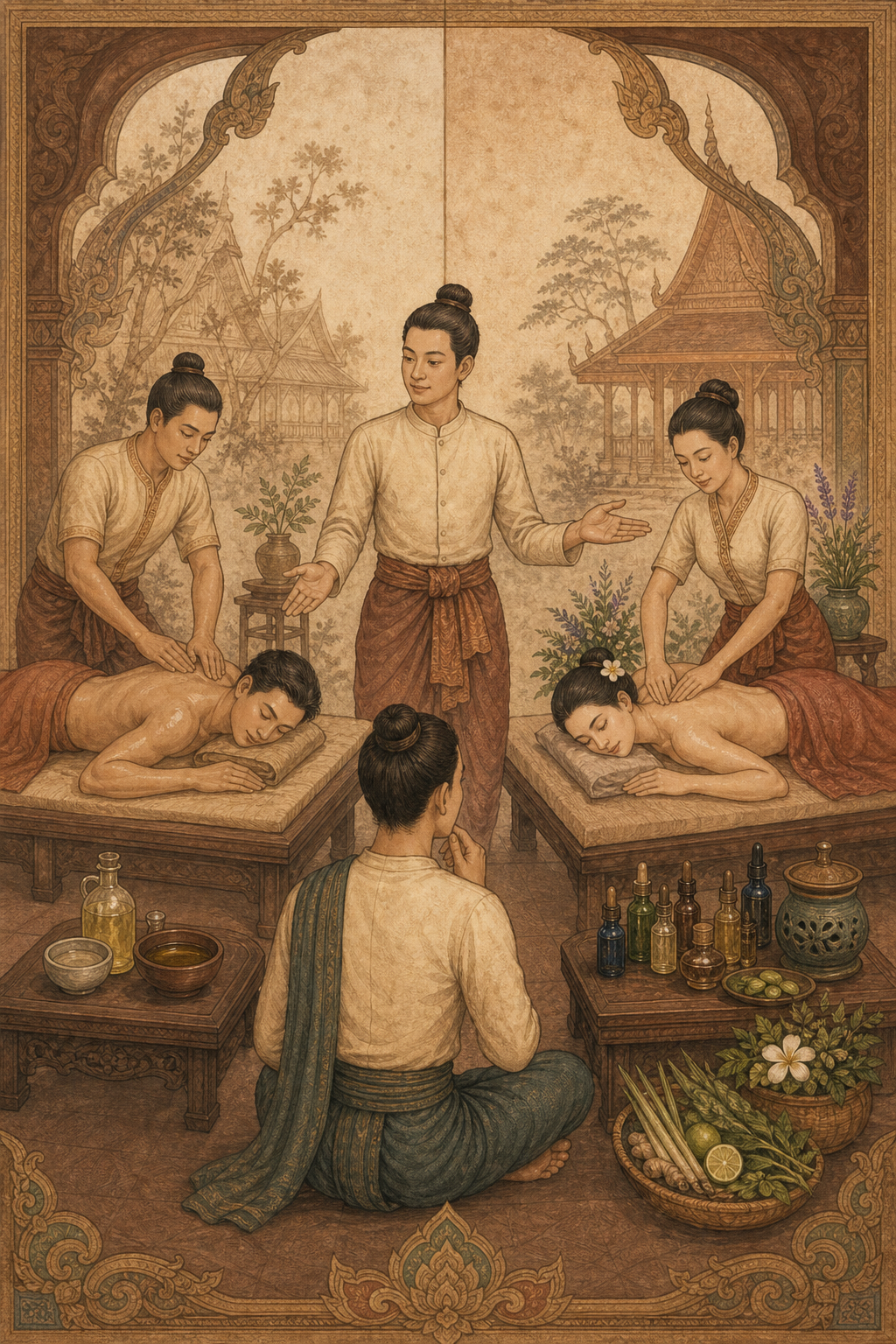 Massage thaïlandais à l'huile vs massage d'aromathérapie