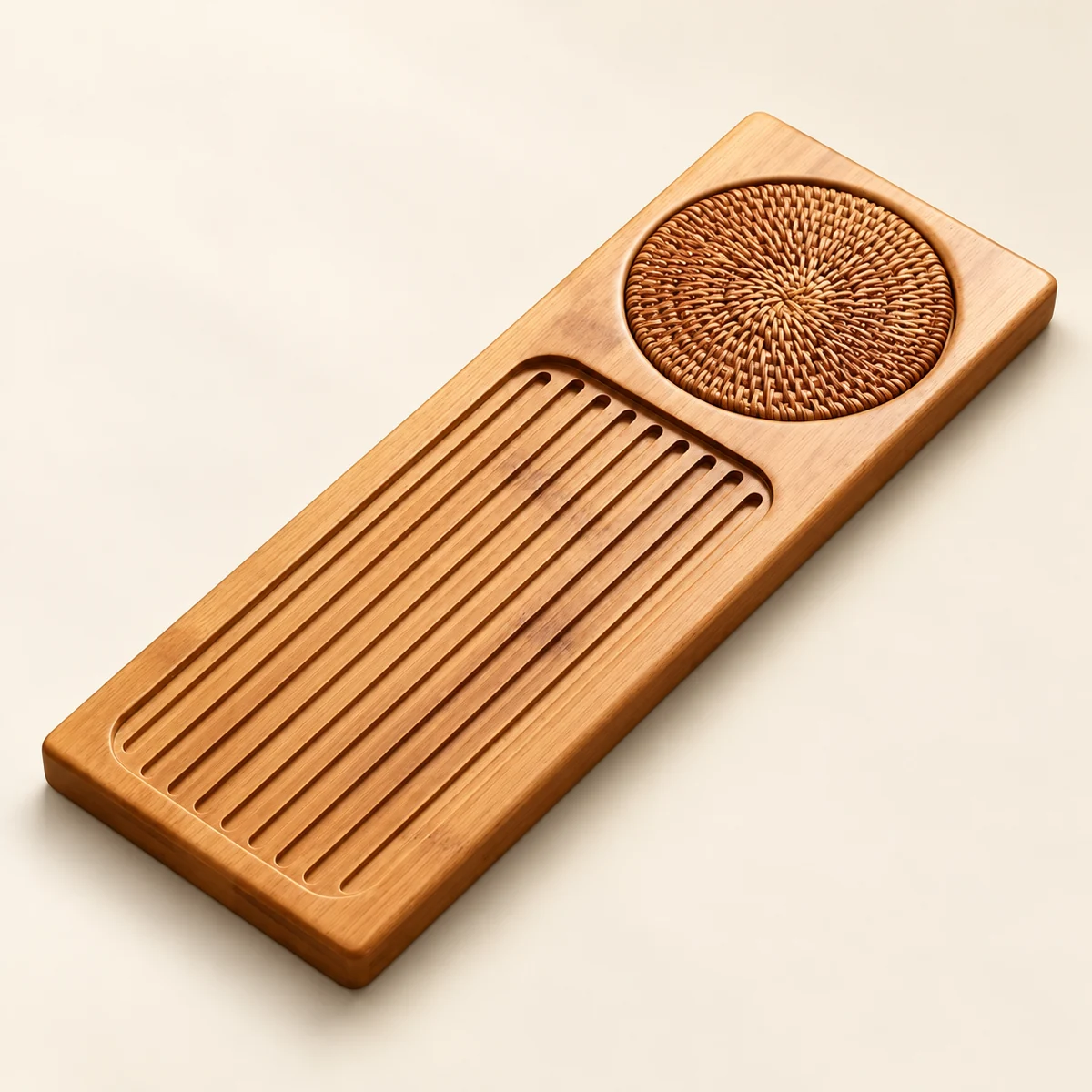 Wooden Tea Tray · 40 × 15 cm