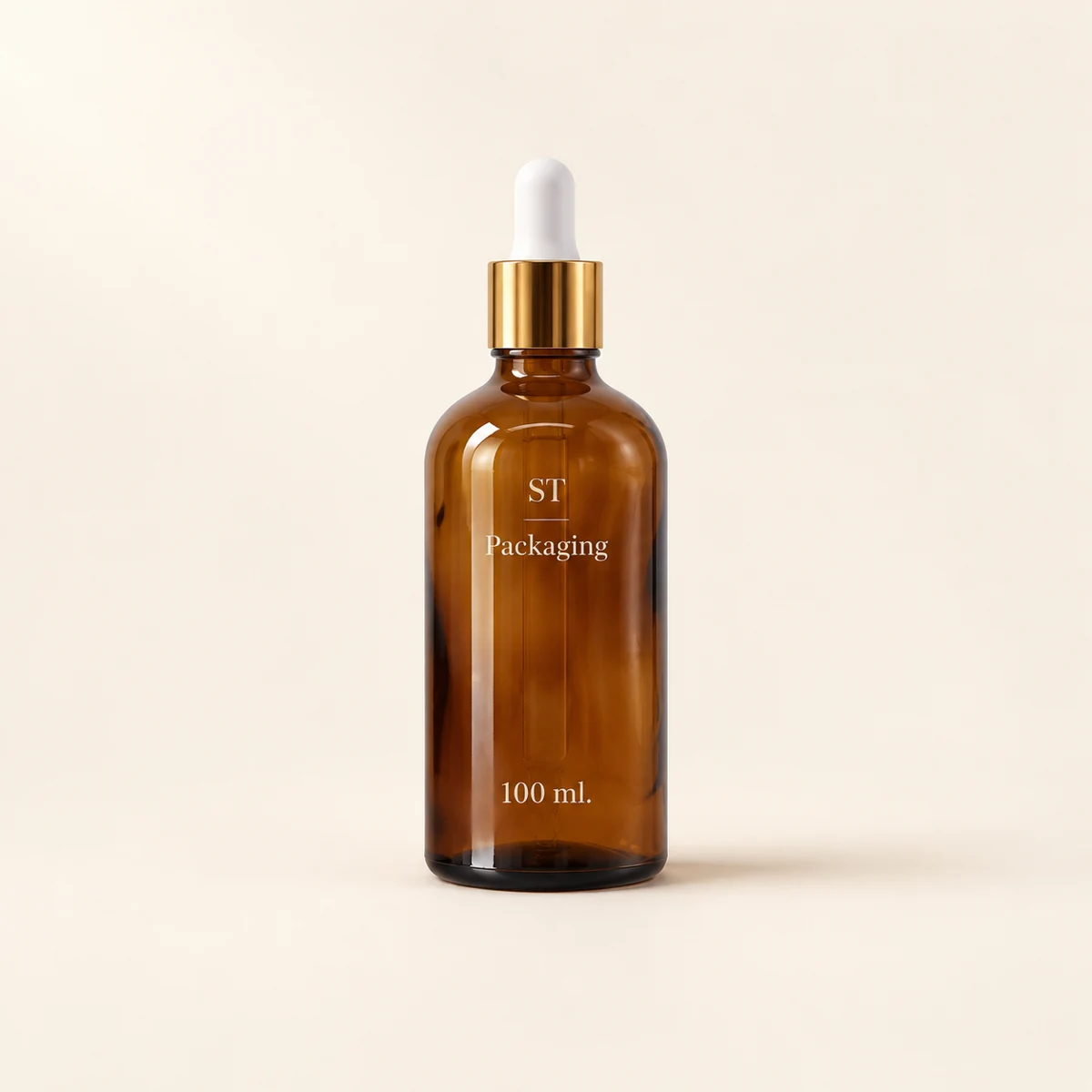 Amber Dropper Bottle · 100 ml