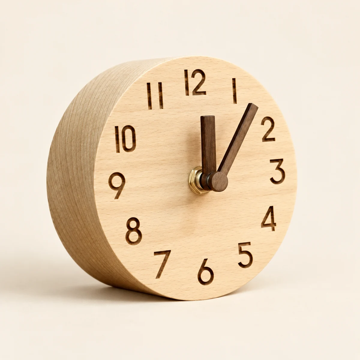 Wooden Table Clock
