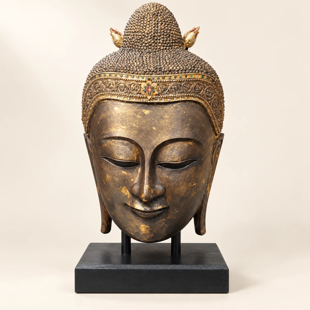 Buddha Head Sculpture