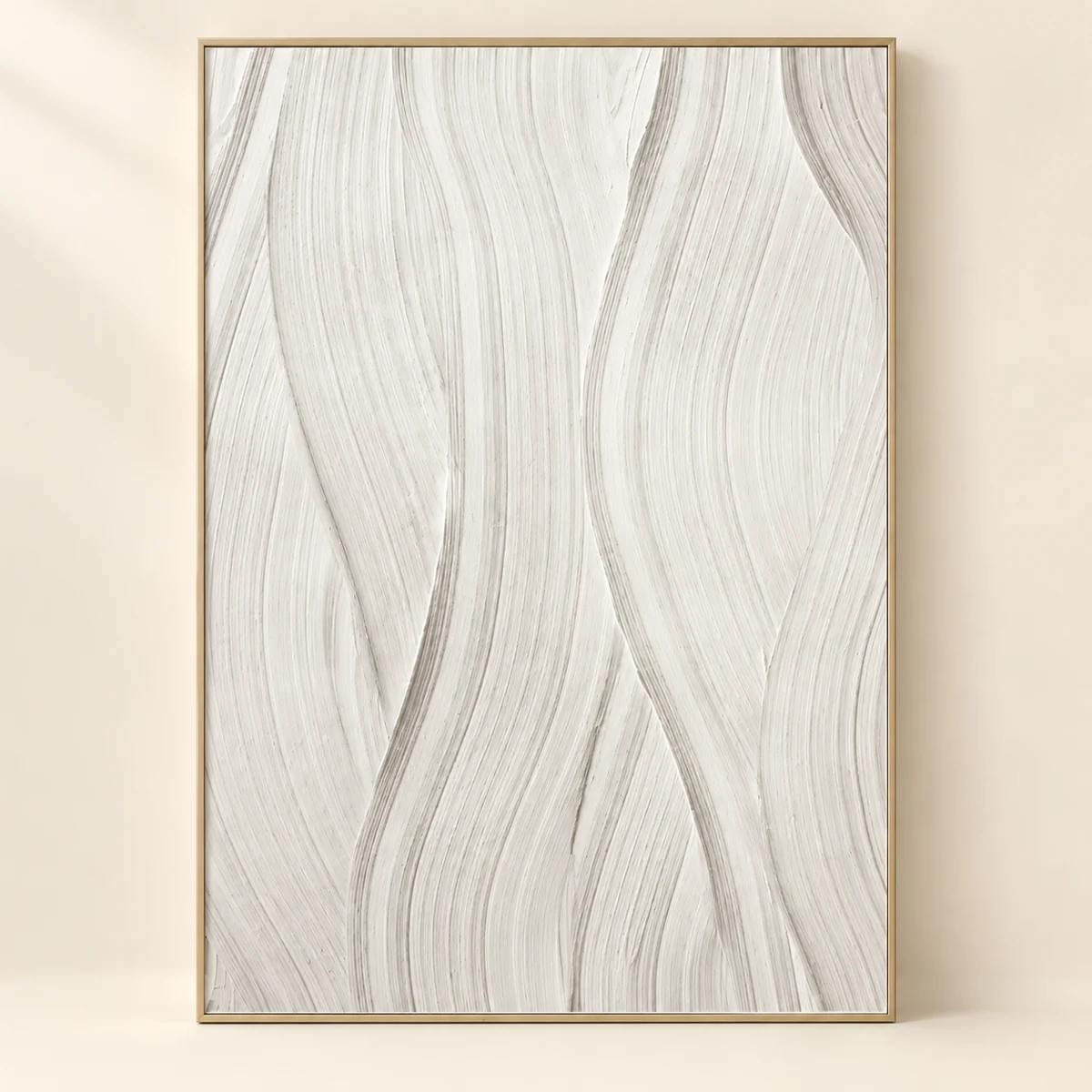 Ivory Textured Wall Art · 100 × 140 cm