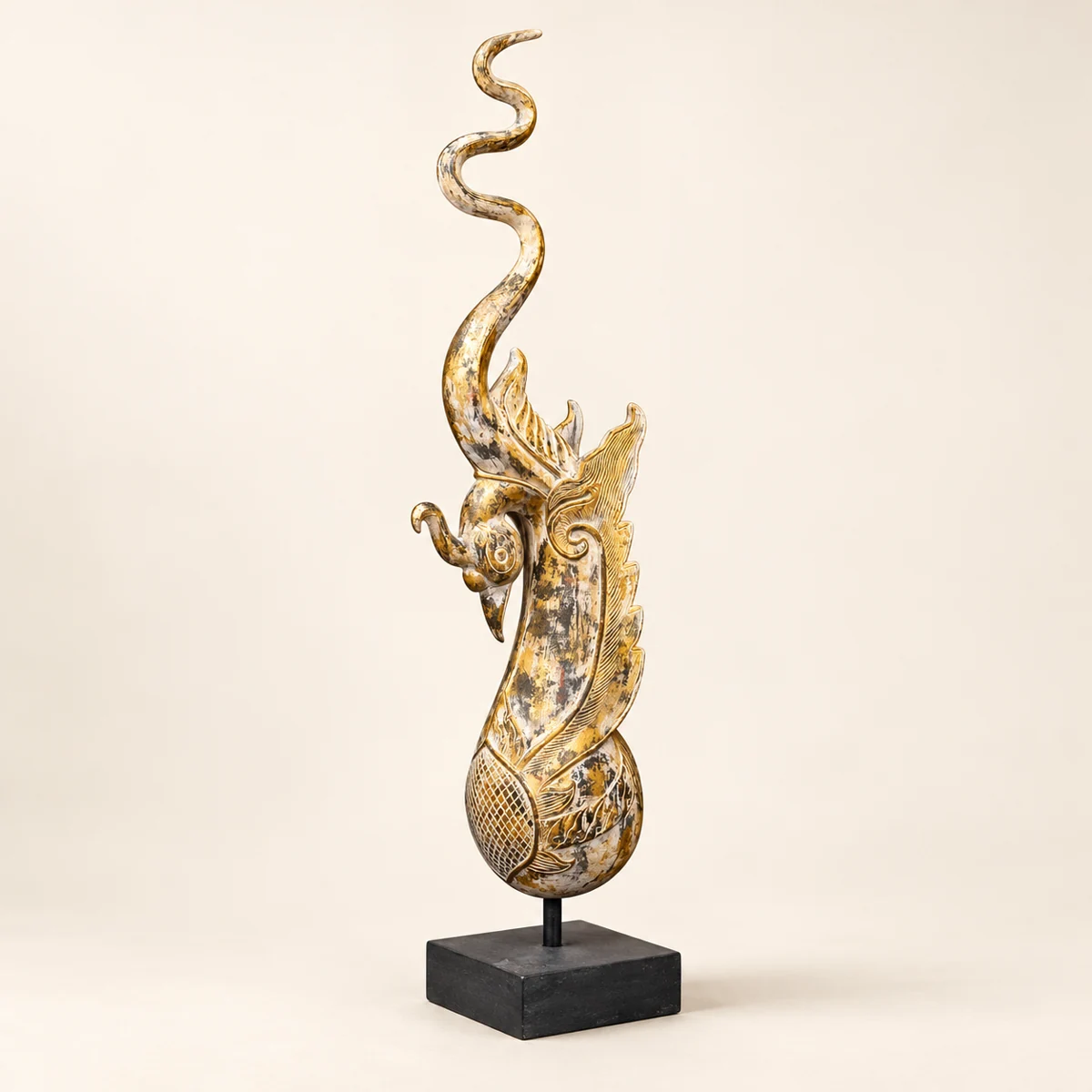 Thai Flame Decorative Sculpture