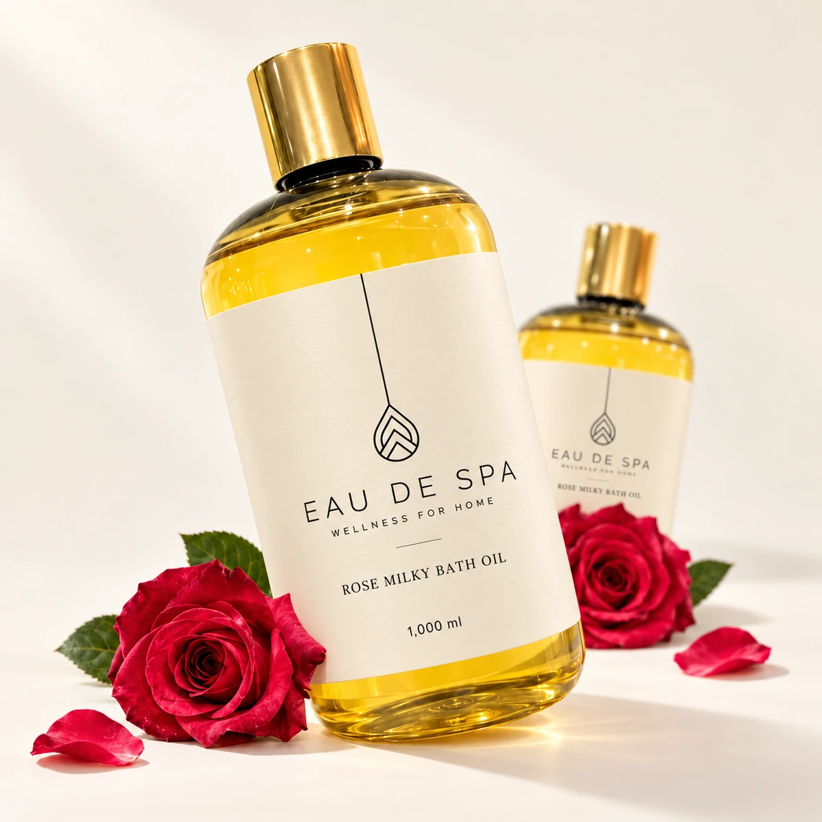 EAU DE SPA — Rose Milky Bath Oil · 1,000 ml